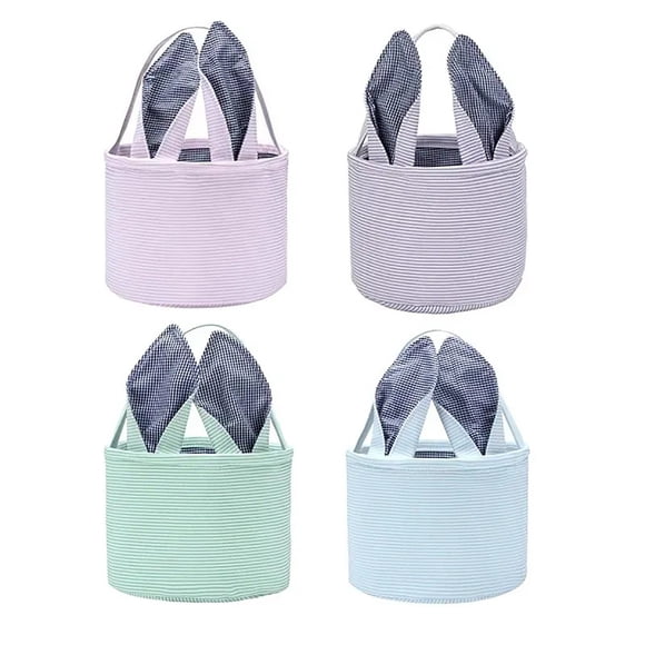 Cheapark Ensemble de Paniers de Pâques Personnalisés pour Cadeau des Fêtes