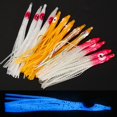 thumbnail image 5 of 10pcs 8cm Fishing luminous luya bait Needle shape octopus Squid soft bait, 5 of 5