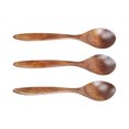 thumbnail image 3 of 3Set Mini Wooden Spoon For Sugar Short Handle Brown 18x3.5x2cm, 3 of 8
