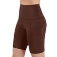 thumbnail image 3 of Plebaso Shorts de Cycliste pour Femmes, Lot de 2, Taille Haute, Extensibles, Shorts de Yoga, Shorts d'Entraînement, Shorts de Compression, Shorts de Course, 3 of 6