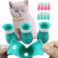 thumbnail image 3 of 4 Pcs Anti-Rayures en Plastique Réglable Respirant Chaussure Portable Universelle Couleur Unie Anti-Rayures Protection des Ongles Rose, 3 of 8