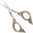 thumbnail image 1 of HLONK 2Inch Stainless Steel Scissors Silver Sewing Embroidery Scissors Small Precision Detail Scissors Vintage Shears Sharp Cutter for Fabric Paper Cutting Craft Art Work DIY Tool DIY, 1 of 9