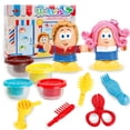 thumbnail image 1 of Big Save,HWRETIE Puzzle Barber Color Mud Cut Hair Diy Plasticine Green Color Mud Toy, 1 of 8
