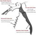 thumbnail image 3 of Aspire 60 PCS Double Hinged Corkscrew w/ Foil Cutter, Waiters Wine Bottle Opener - Assorted, 3 of 6