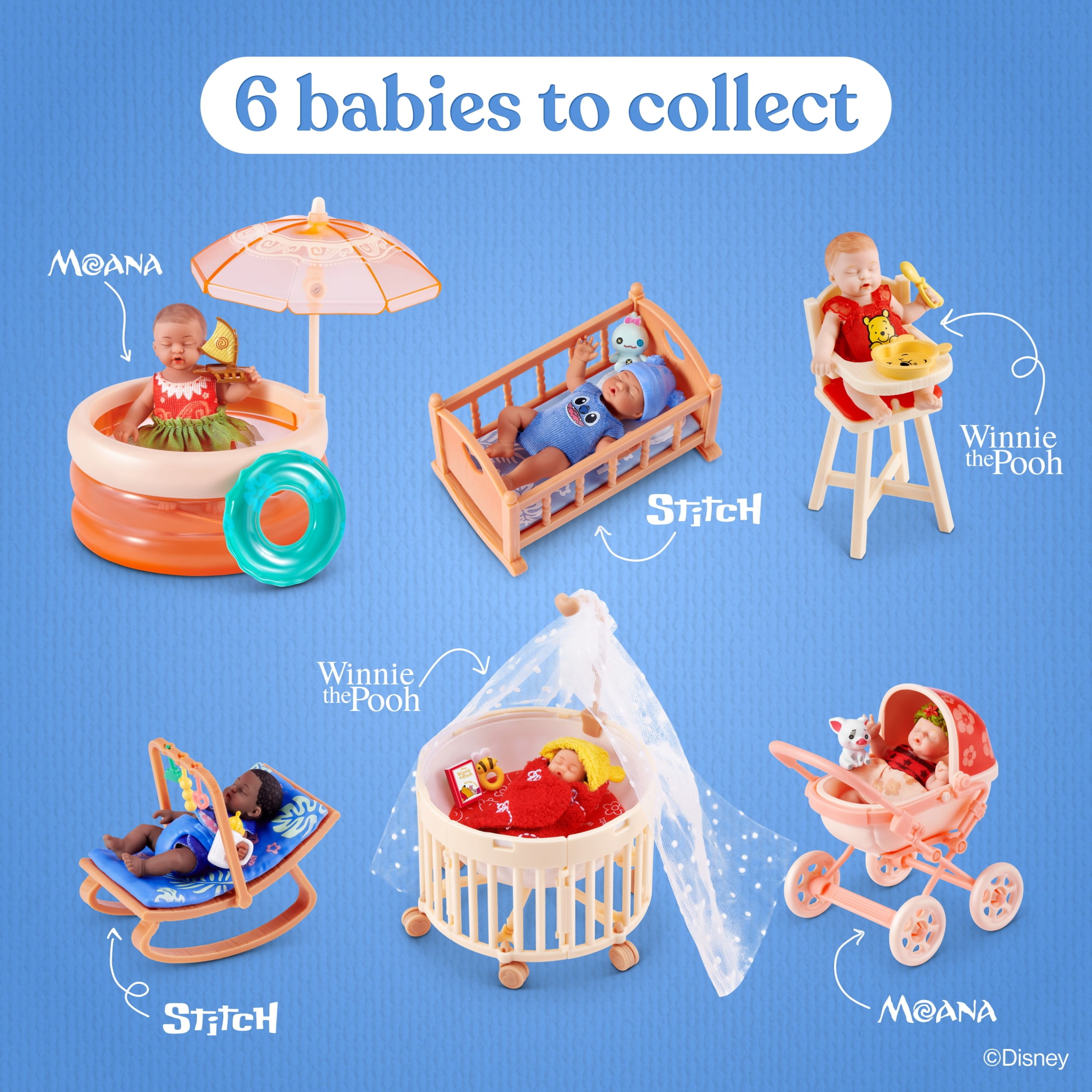 Ma Mini Poupée Disney Mystery Capsule par ZURU - Poupée Surprise à collectionner avec Accessoires pour enfants de 3 ans et plus