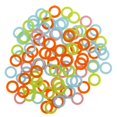 thumbnail image 1 of jifeng 100pcs Plastic DIY Crochet Circle Hook Tool for Handbag Car Seat 1.2cm, 1 of 7