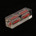 thumbnail image 3 of jifeng Acrylic Clear 3 Minute Hourglass Hourglass Kitchen Hourglass Timer Gift Colorful Red, 3 of 7