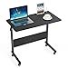 thumbnail image 2 of soges Table d'Appoint Mobile 31,5 Pieds' Table de Bout Table de Canapé avec Fente et Roulettes Bureau d'Ordinateur Réglable Mobile Support d'Ordinateur Portable Table d'Appoint de Bureau, Noir, 2 of 4