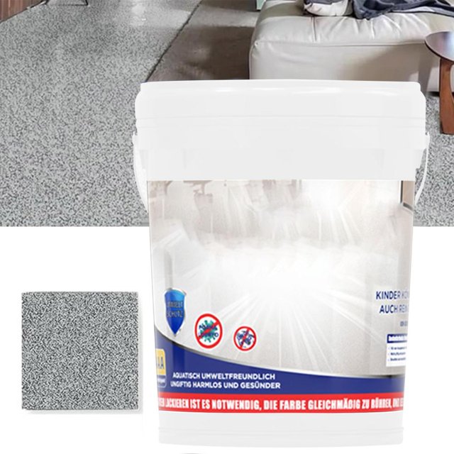Feltree Revêtement de Sol Époxy à Effet Brillant Élevé Revêtement de Sol Revêtement en Résine Époxy pour Intérieur Extérieur Revêtement Imperméable 500 ml
