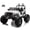 White, variant on VOLTZ TOYS Lifted Monster Jeep Style 24V 2-Seater Kids Ride-On Off-Road Car Truck, 4WD Motorized Toy Vehicle with Parent Remote Control, Leather Seat, EVA Tires, Green