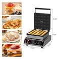 thumbnail image 2 of GloryStar 25PCS Mini Dutch Pancake Maker, Commercial Electric Nonstick Waffle Maker Machine, 110V for Home and Restaurant Use, 2 of 8