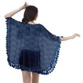 thumbnail image 4 of Moomaya Front Open Printed Shrug Beach Clothes For Kimono Cardigans For Women, 4 of 5