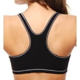 thumbnail image 4 of Women's Fruit Of The Loom FT170 Total Comfort Racerback Bras - 3 Pack (White/Grey/Black 38), 4 of 4