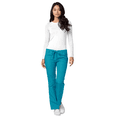 thumbnail image 4 of Adar Pantalon d'Uniforme Droit pour Femmes Universal, à Cordon, Popeline Durable, Noir, 4 of 7