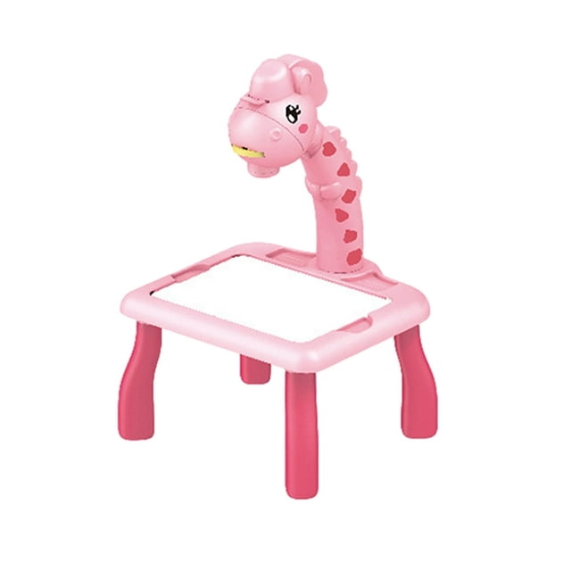 Table de Dessin Projection - Musique - Réutilisable - Trois Modes - Rotation à 45 Degrés - Attraction Attrayante - Projecteur de Dessin Amusant pour Enfants - Jouet pour Enfant