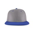 thumbnail image 2 of Top Headwear Flat Bill Adjustable Snapback Cap - Grey/Royal, 2 of 2