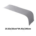 thumbnail image 3 of Bed Runner 240x50cm Serviette de Queue de Lit d'Hôtel Housse de Drapeau de Lit pour Déco Maison Moderne Fibre Douce Literie Protection (Gris, 1 Pce) Rkxzt, 3 of 9