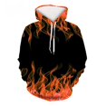 thumbnail image 2 of Qertyioot Spring Men Women Hooded Sweater Printing, 2 of 4