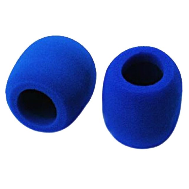 Xuanheng Paire de Housses de Microphone Audio Éponge Vent Bleu