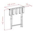 thumbnail image 3 of Winsome 93522- Tavin Luggage Rack, Folding Straight Leg, 3 of 9