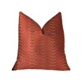 thumbnail image 1 of Plutus PBRA2208-1616-DP New Earth Ripple Red Luxury Throw Pillow, 16 x 16 in., 1 of 3