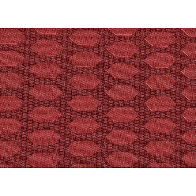Ahgly Company Tapis d'Intérieur Lavables en Machine Rectangle Transitionnel Rouge Canneberge, 2' x 3'