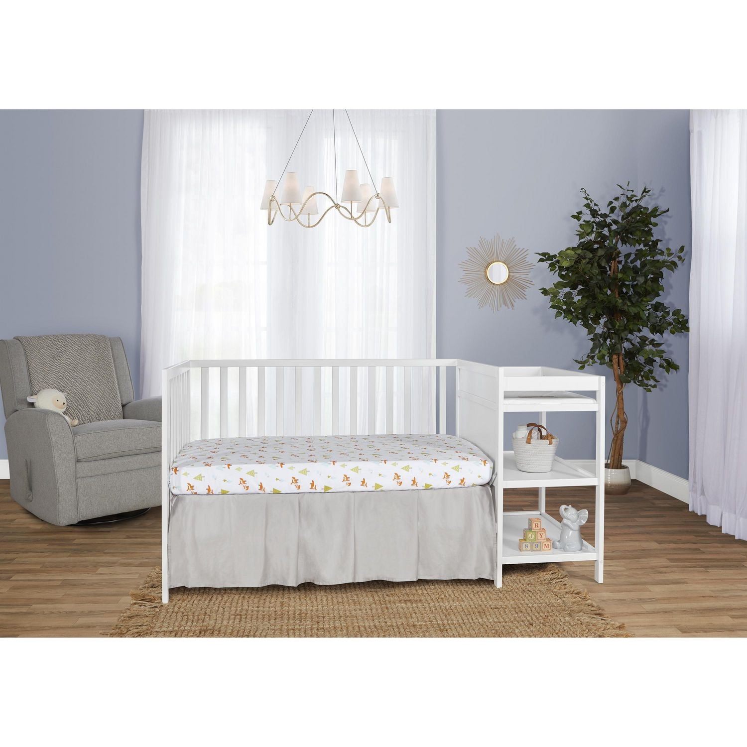 Dream On Me Hamilton 4-in-1 Convertible Crib and Changer Style#679