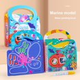 thumbnail image 1 of Toddler Water Coloring Book  Reusable  Portable Drawing Early Education Toy  for Kid Age 2-5  Ocean, 1 of 13