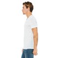 thumbnail image 3 of BELLA+CANVAS T-Shirt Jersey à Col en V pour Homme, TP, Marbre Blanc, 3 of 3