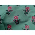 thumbnail image 4 of oneOone Cotton Poplin Fabric Leaves & Floral Block Print Fabric By Yard 56 Inch Wide, 4 of 5