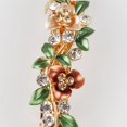 thumbnail image 4 of Barrette pour Femmes en Strass, Décor de Fleurs, Papillon, Barrette Française, 4 of 10