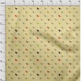 thumbnail image 4 of oneOone Silk Tabby Fabric Artistic Bird Print Sewing Fabric BTY 42 Inch Wide, 4 of 4