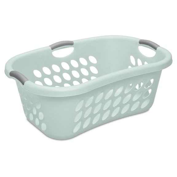 Sterilite 44 Liter Hip Hold Laundry Basket, Light Green