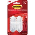 thumbnail image 1 of Command Medium Designer Hooks, White, 2 Wall Hooks, 1 of 3