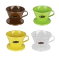 thumbnail image 1 of Smileppp Cuillère en Forme de Cafetière Cafetière Tasse à cuivre Réutilisable Réutilisable Versez-vous sur une Tasse de serveurs Filtres à Café Manuel, 1 of 9