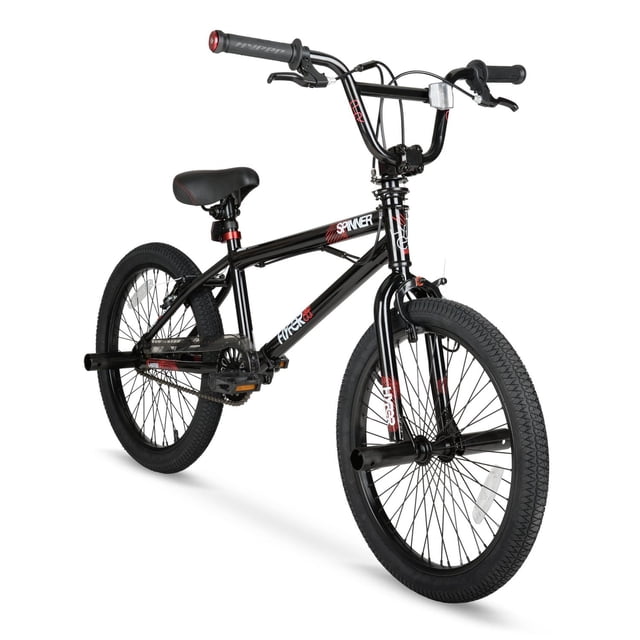 20" Hyper Bicycles Boy's Spinner BMX Bike for Kids, Black, Age Group 8 to 13, Child, Tween