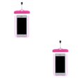 thumbnail image 3 of Transemion Waterproof Underwater Case Cover Bag Dry Pouch for Mobile Phone rose red 2Set, 3 of 6