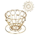 thumbnail image 1 of Porte-caketype en Acier Inoxydable à 3 Trous pour Filtre à Café Portable Fait à la Main, 1 of 8