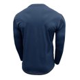 thumbnail image 4 of RXIRUCGD Blouse Décontractée pour Hommes à Manches Longues Col Rond, Bleu Saphir, Taille : 2TG, 4 of 5
