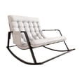 thumbnail image 2 of GROWTH TANK Double Rocking Chair with Backrest Reclining Chair for Living Room Apartment Gray, 2 of 9