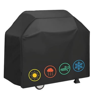Heavy Duty Grill Cover, Waterproof Outdoor Barbecue Protection, Fits Most Grills with UV & Fade Resistance, Adjustable Velcro Straps for a Snug Fit, Portable Storage Bag Included