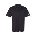thumbnail image 3 of Adidas Mens Cotton Blend Polo, 4XL, Black, 3 of 3