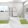 thumbnail image 4 of Vaidha Memory Foam Bath Mat 4 Set Bathroom Rugs For 4 Pcs Toilet Mats Universal Soft Comfortable Water Absorption Non-Slip Thick Machine Washable Easier To Dry Dark, 4 of 7