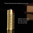 thumbnail image 3 of 2 Pcs Metal Lighter Case Cover Holder With Vintage Floral Stamped, Zinc Alloy Shell Lighter Sleeve, Vintage Style Lighter Case Cover For Lighter , Camping, 3 of 8