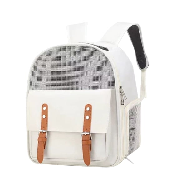 XYCCA Pet Carrier Backpack Breatheable Mash Pet Carrying Bag Waterproof Portable Pet Travel Carrier for Cats Dogs Beige-082401