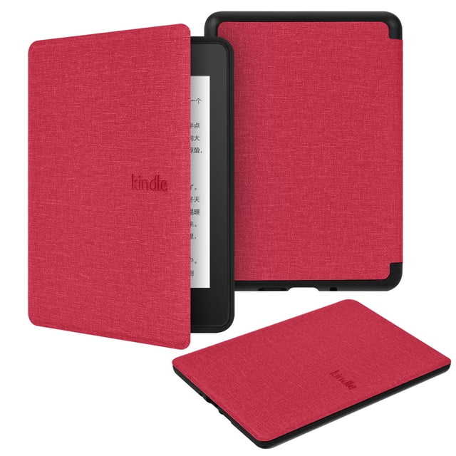 GANGXUN Fabric Texture TPU Soft Case for Amazon Kindle Paperwhite6 – Smart Wake/Sleep, Shockproof, Lightweight Cover