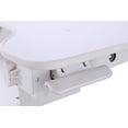 thumbnail image 4 of Rocelco 32" Height Adjustable Standing Desk Converter - Quick Sit Stand Up Dual Monitor Riser - Gas Spring Assist Tabletop Computer Workstation - Large Retractable Keyboard Tray  (White), 4 of 8