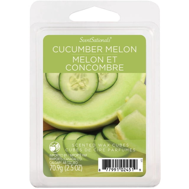 ScentSationals Scented Wax Cubes - Cucumber melon