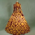 thumbnail image 3 of UPPADA Costumes Gothiques pour Femmes Robes Victoriennes à Manches Longues Robe Corset Grande Taille Robe Maxi Fluide Robe de Fête Robe Cocktail Robe de Mascarade à Lacets Jolies Robes de Bal Cyber 2024, 3 of 5