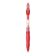 Chanana Retractable Ballpoint Pen, Red Ink Pens, Ball Point Pen Red Ink Ballpoint Pens with Super Soft Grip Medium Point 0.5mm Office Pens (Red)
